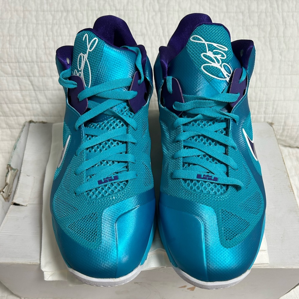 LeBron 9 Low in Turquoise and Purple